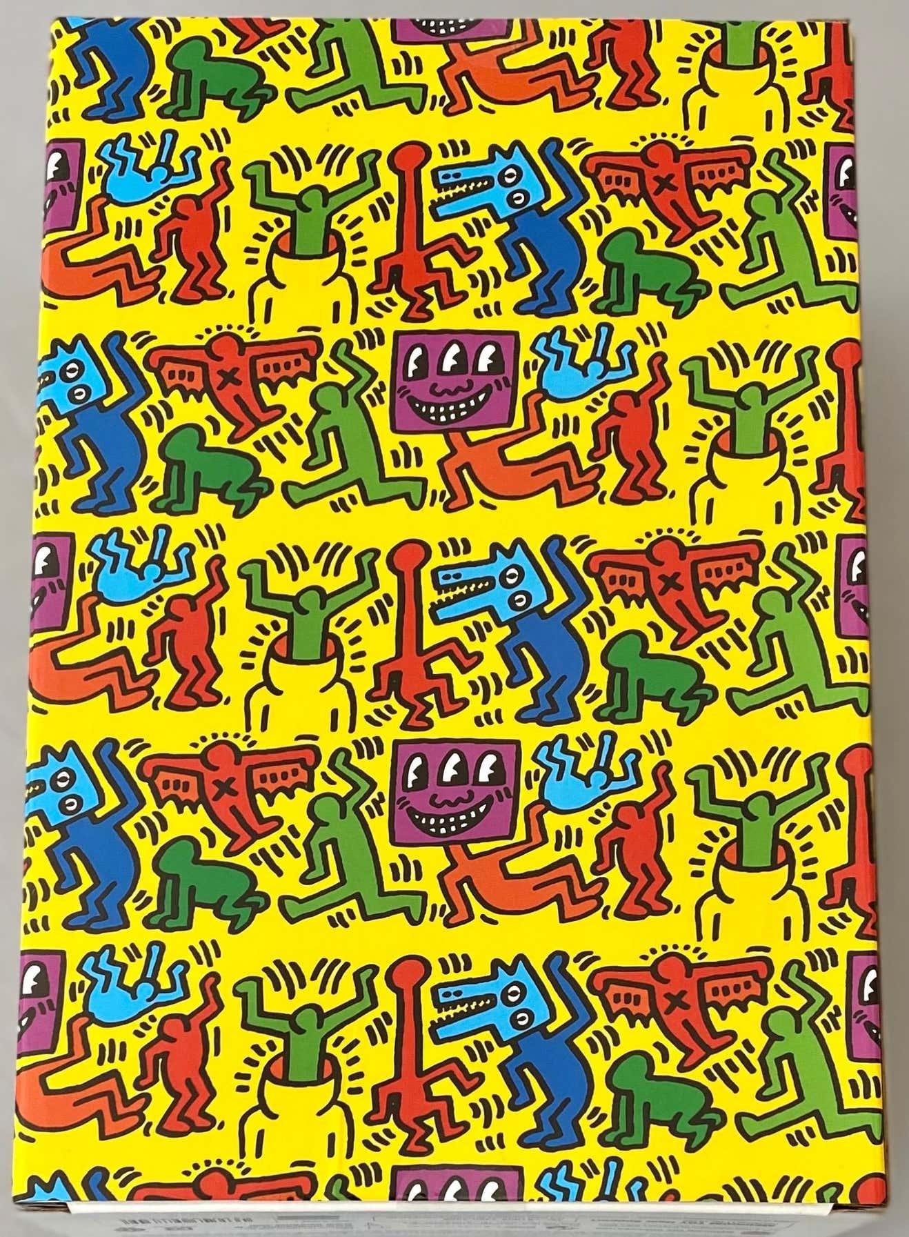 Keith Haring, Andy Warhol, Jean-Michel Basquiat Bearbrick 400%: set of 3 works  For Sale 2