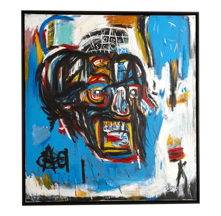 After Jean-Michel Basquiat 'Untitled Skull' - David Henty For Sale at  1stDibs | untitled 1982 basquiat skull painting