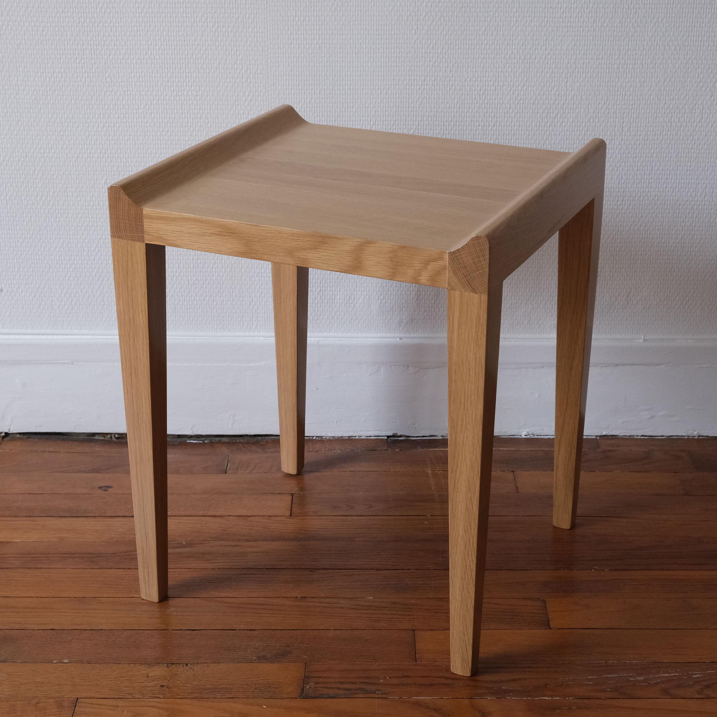 Después de Jean-Michel Frank

Mesa auxiliar

Mesa auxiliar de roble de forma rectangular sobre cuatro patas cuadradas ahusadas.
Este magnífico modelo está inspirado en las emblemáticas obras de Jean-Michel Frank.
Francia, 2024.


Dimensiones

Altura