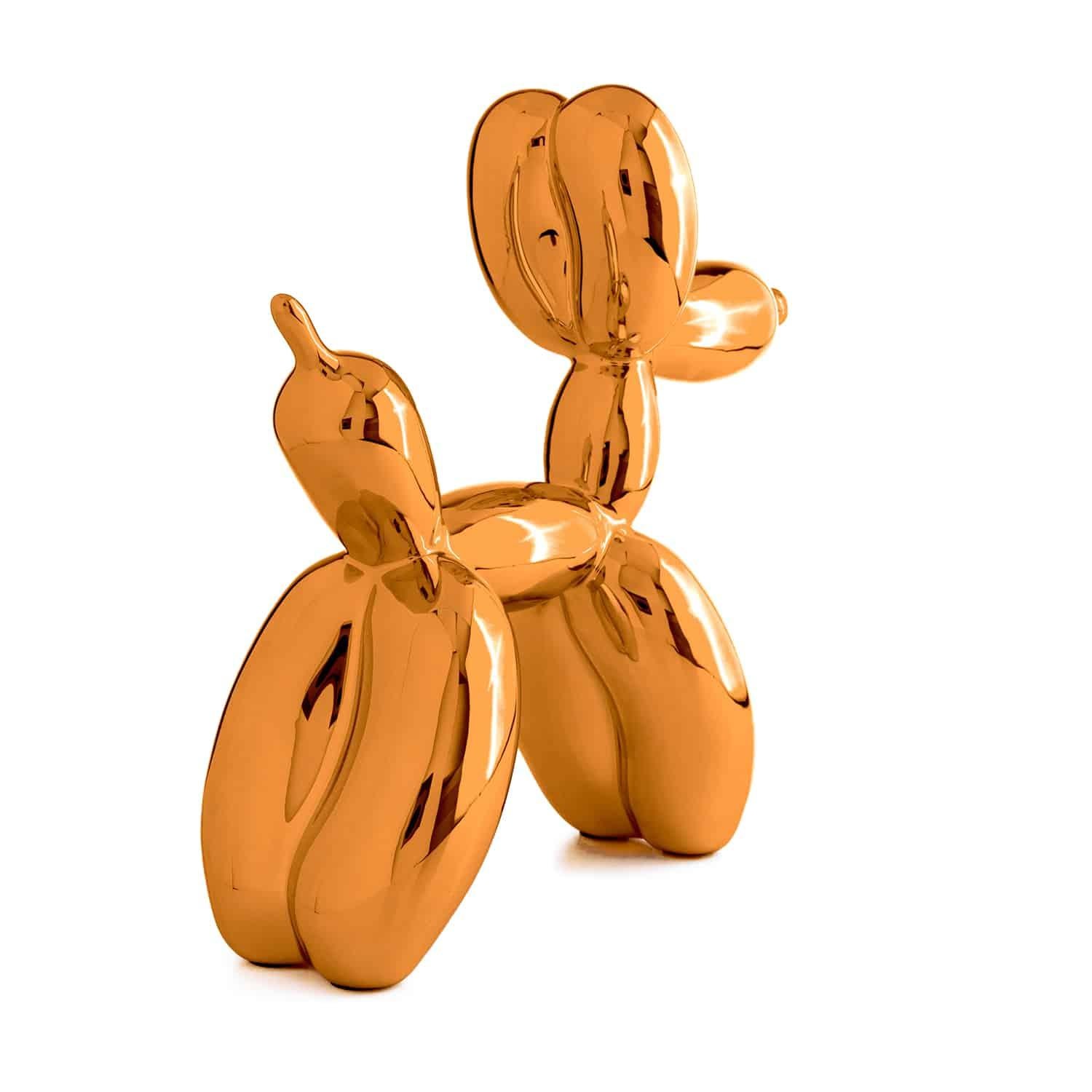 Balloon Dog ( After )  - Orange - Pop Art Sculpture by After Jeff Koons