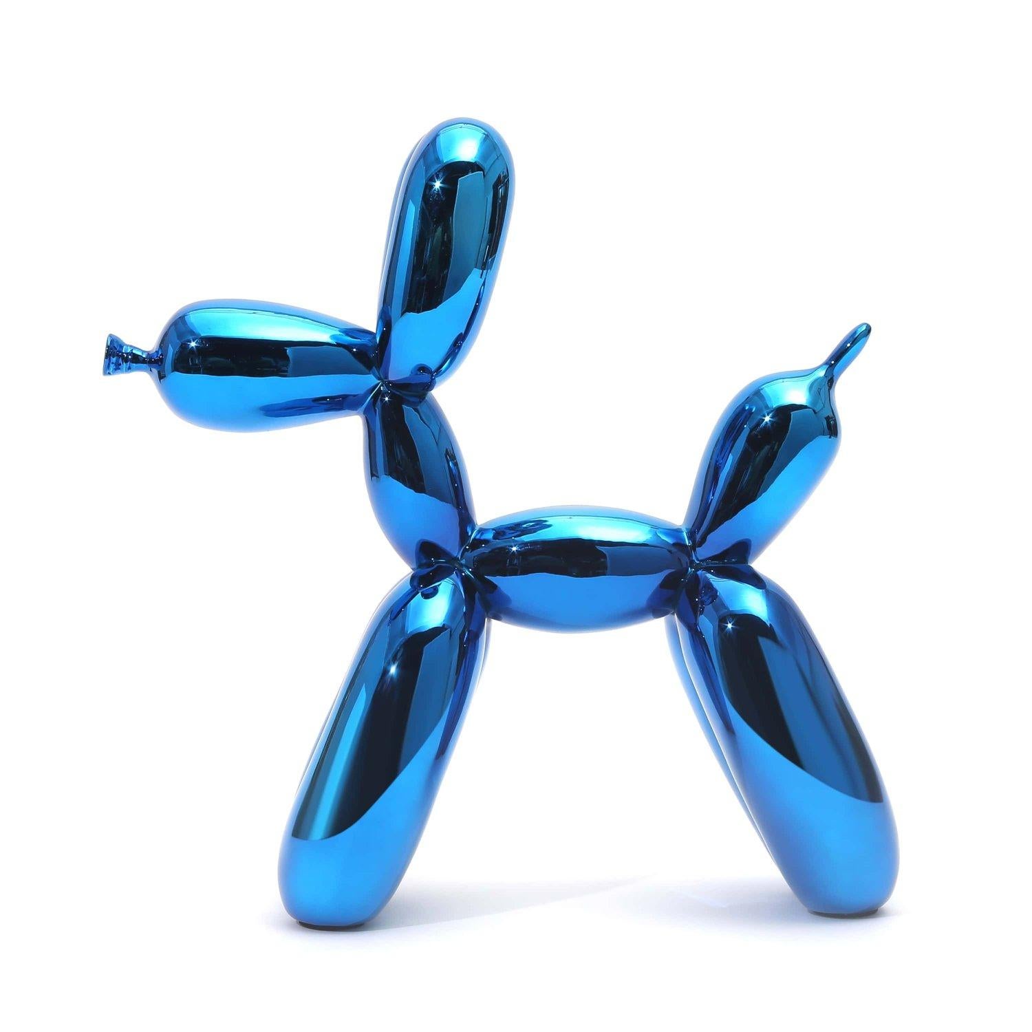 Ballon Dog - Blue - Sculpture by After Jeff Koons