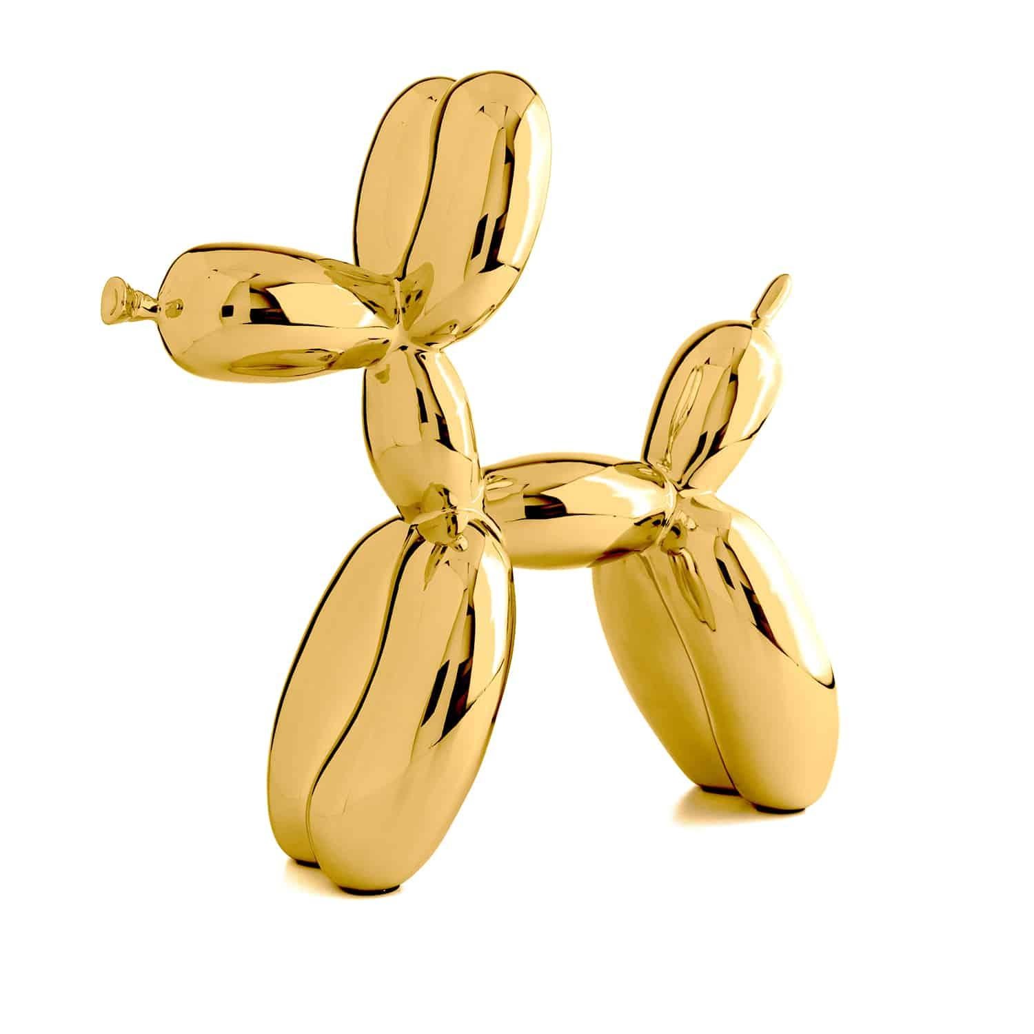 After Jeff Koons Figurative Sculpture - Balloon Dog ( After )  - Gold
