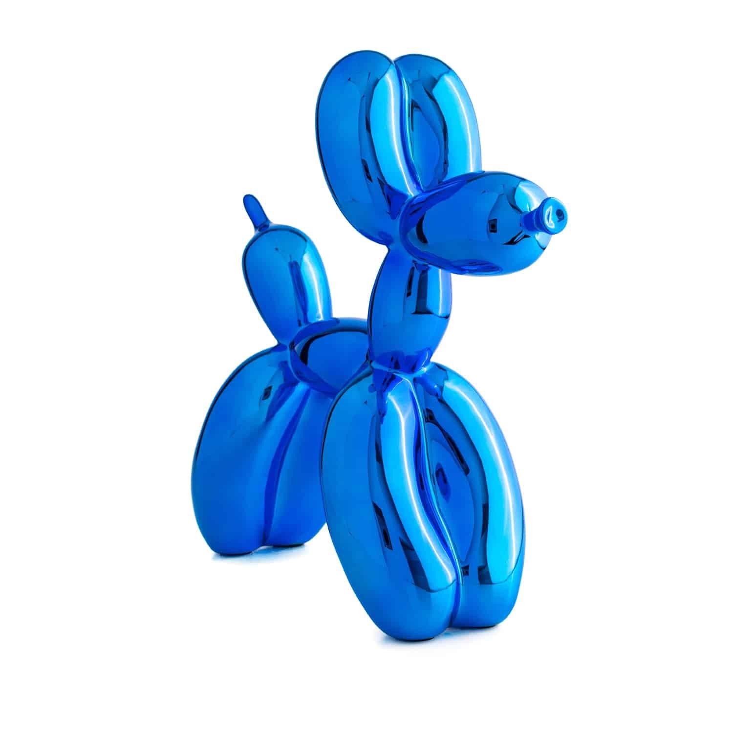 Balloon Dog ( After ) - Blue  - Pop Art Sculpture by After Jeff Koons