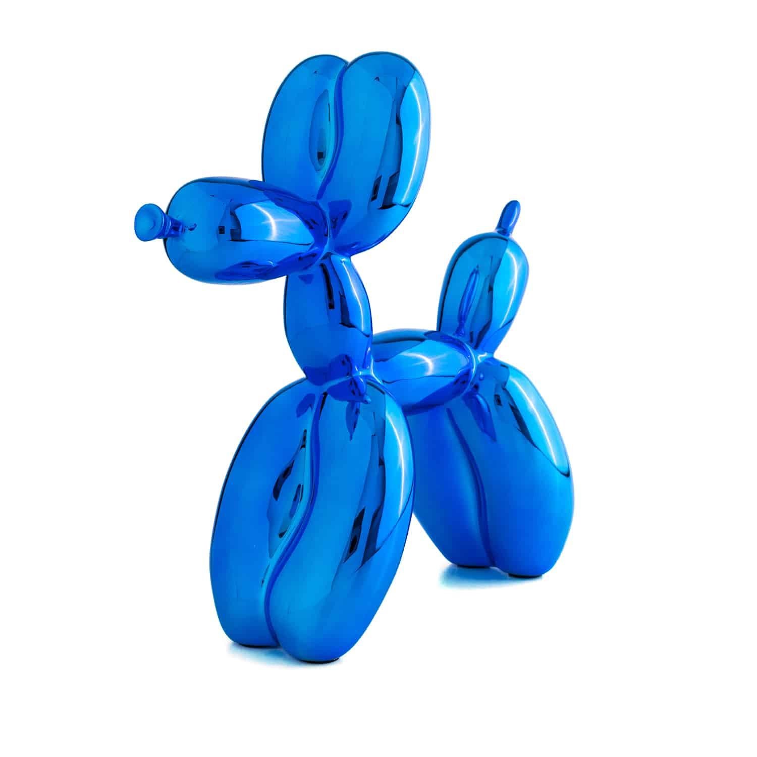 After Jeff Koons Figurative Sculpture - Balloon Dog ( After )  - Blue 