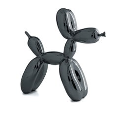 Balloon Dog (After Jeff Koons) Graphite Black