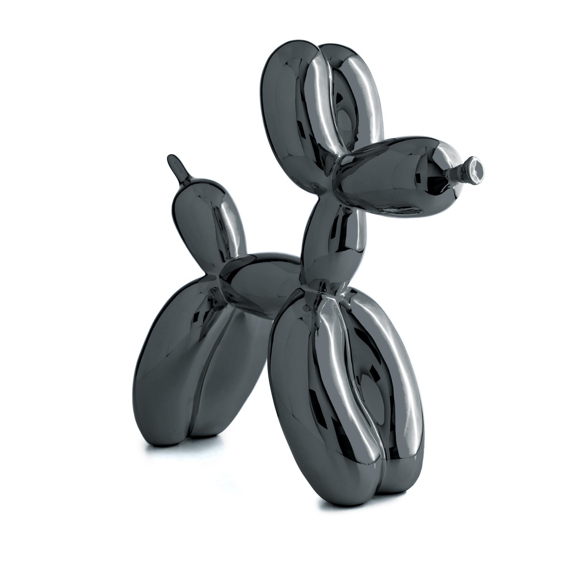 Balloon Dog (After Jeff Koons) Graphite Black