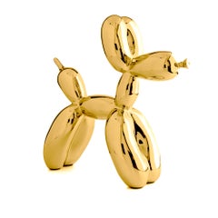 Cane con palloncino (After Jeff Koons) - Oro