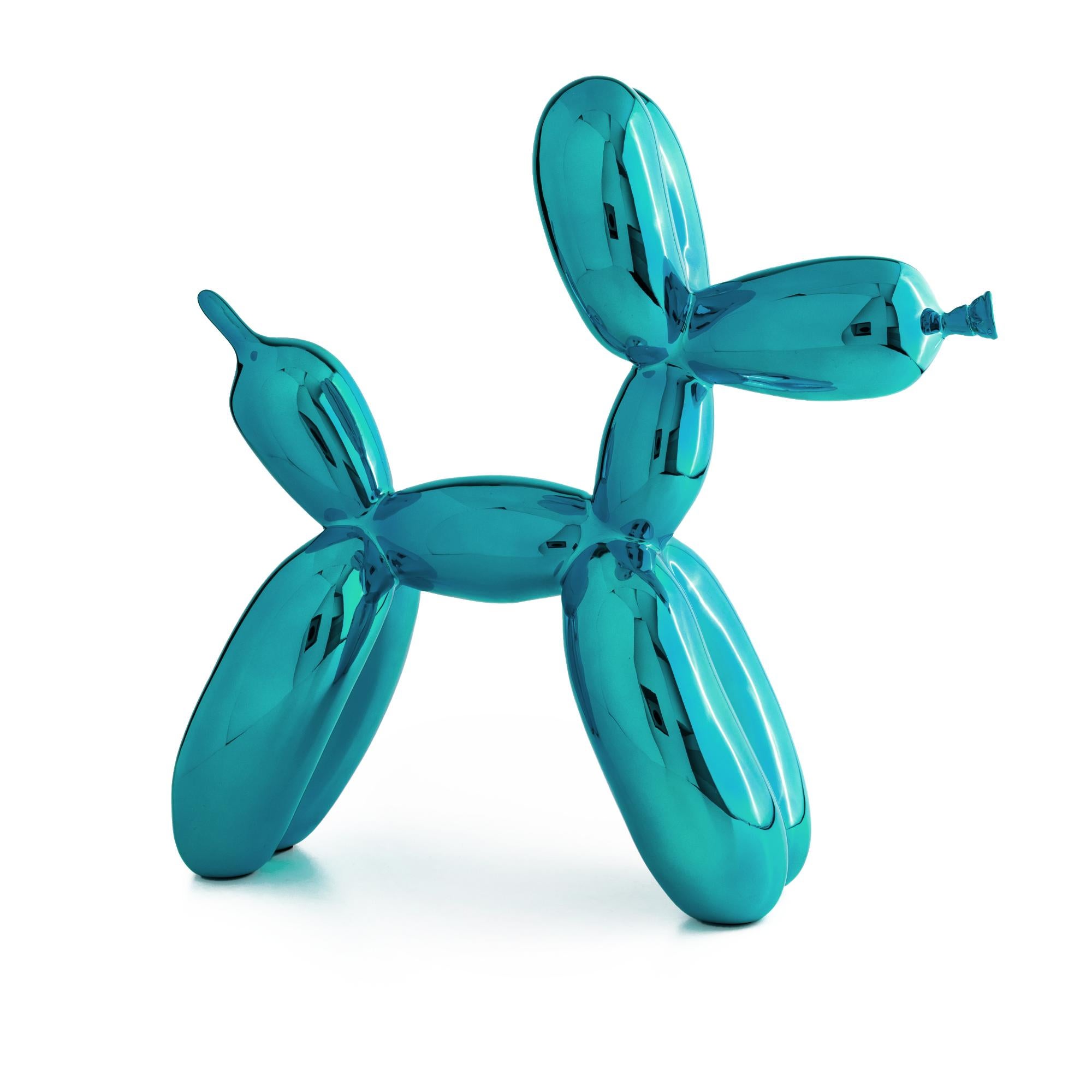 Balloon Dog ( After ) - Mint Blue - Pop Art Sculpture by After Jeff Koons