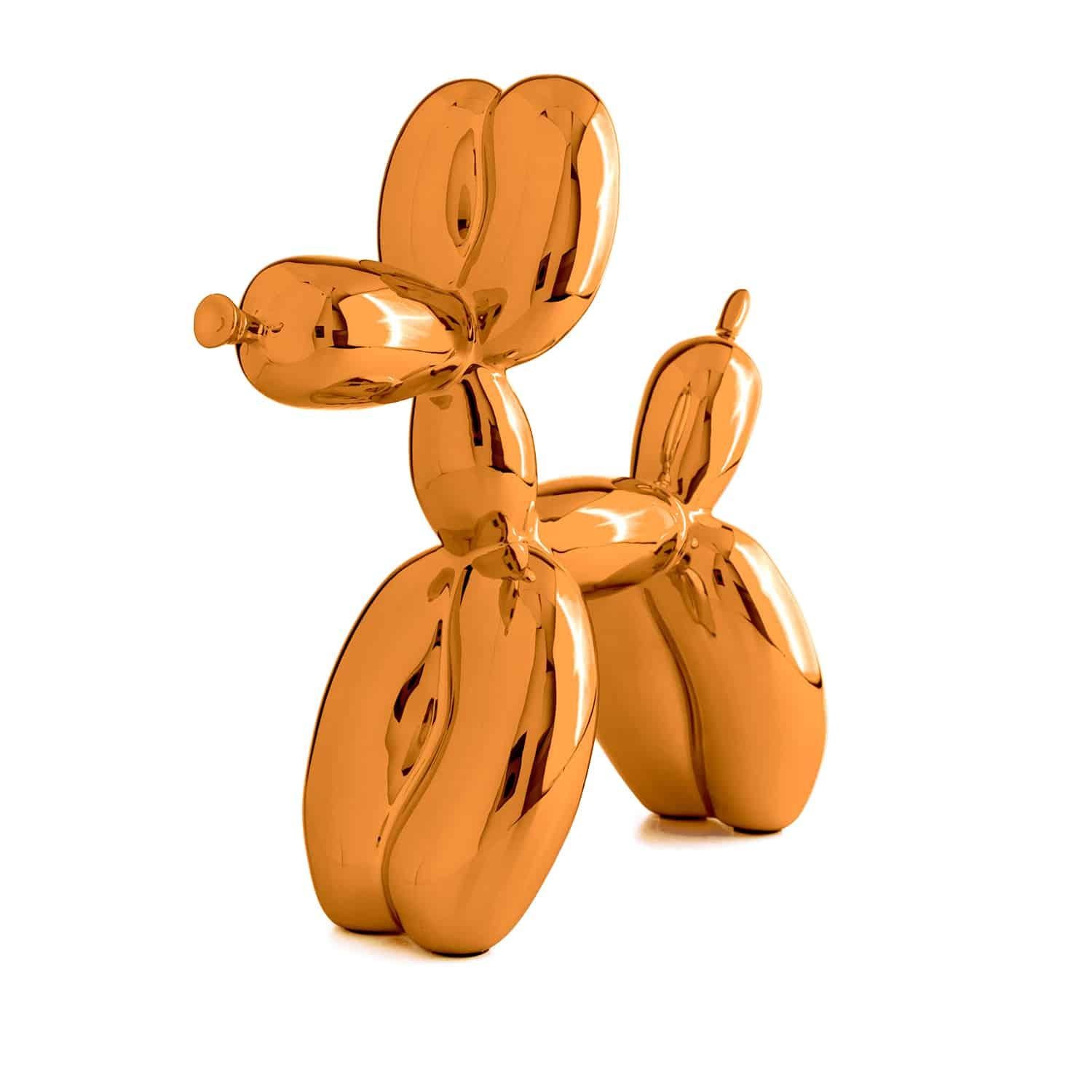 After Jeff Koons Figurative Sculpture - Balloon Dog ( After ) - Orange