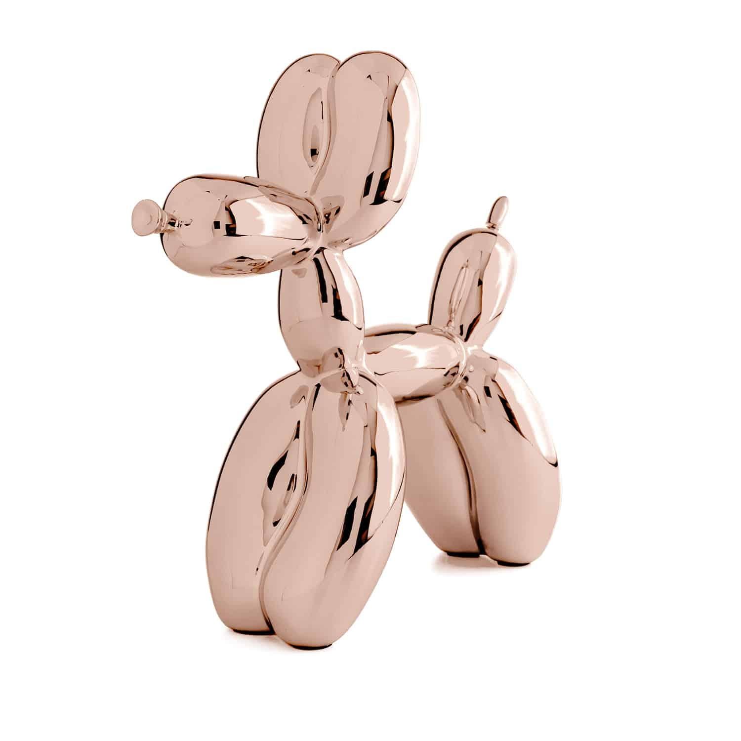 Balloon Dog ( After ) - Rosé Gold - Sculpture by After Jeff Koons