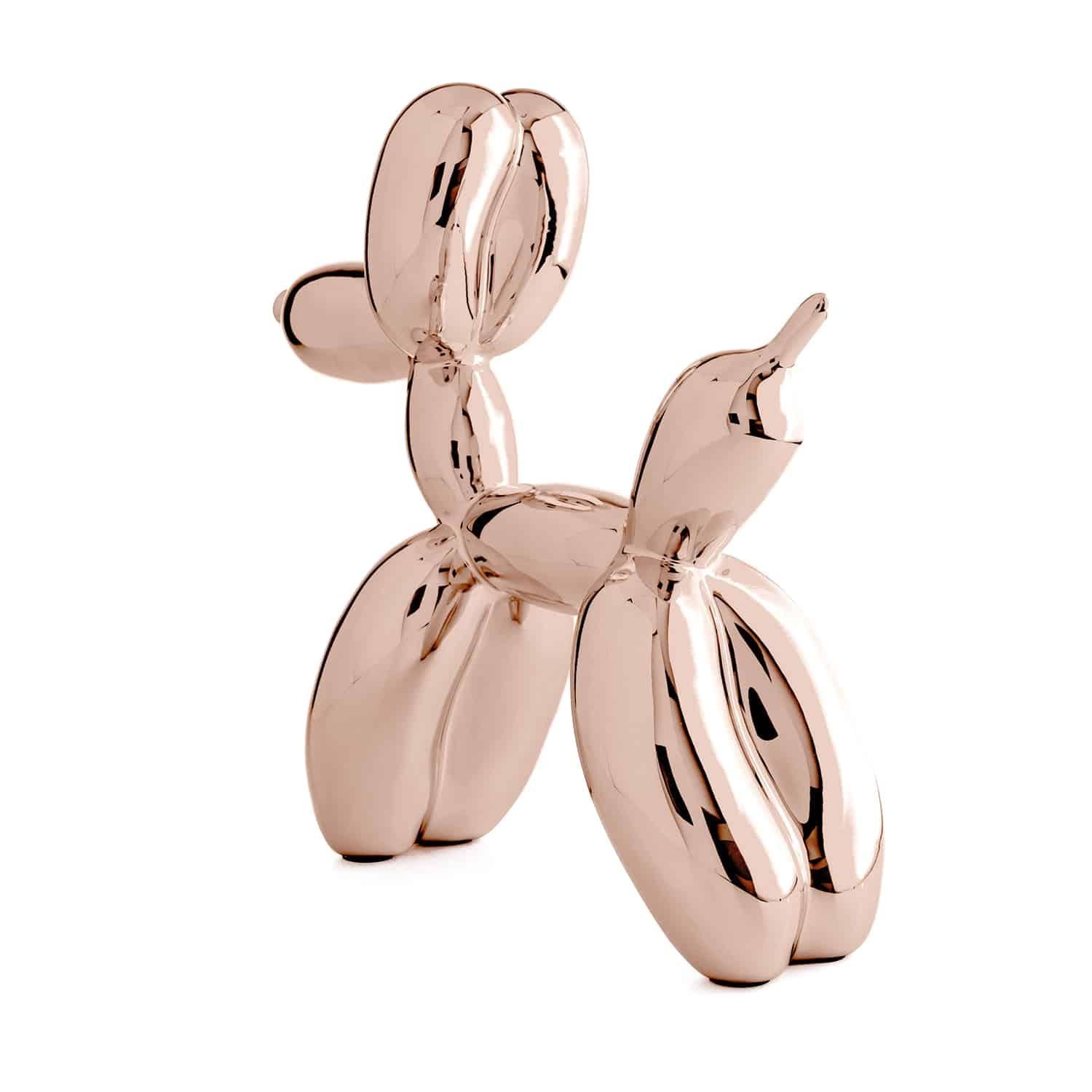 Balloon Dog ( After ) - Rosé Gold - Or Figurative Sculpture par After Jeff Koons