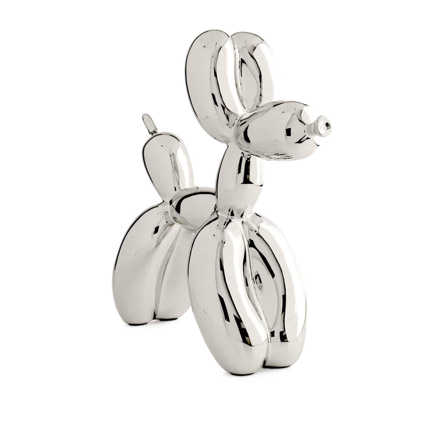Balloon Dog (After) - Silver  - Pop Art Sculpture by After Jeff Koons