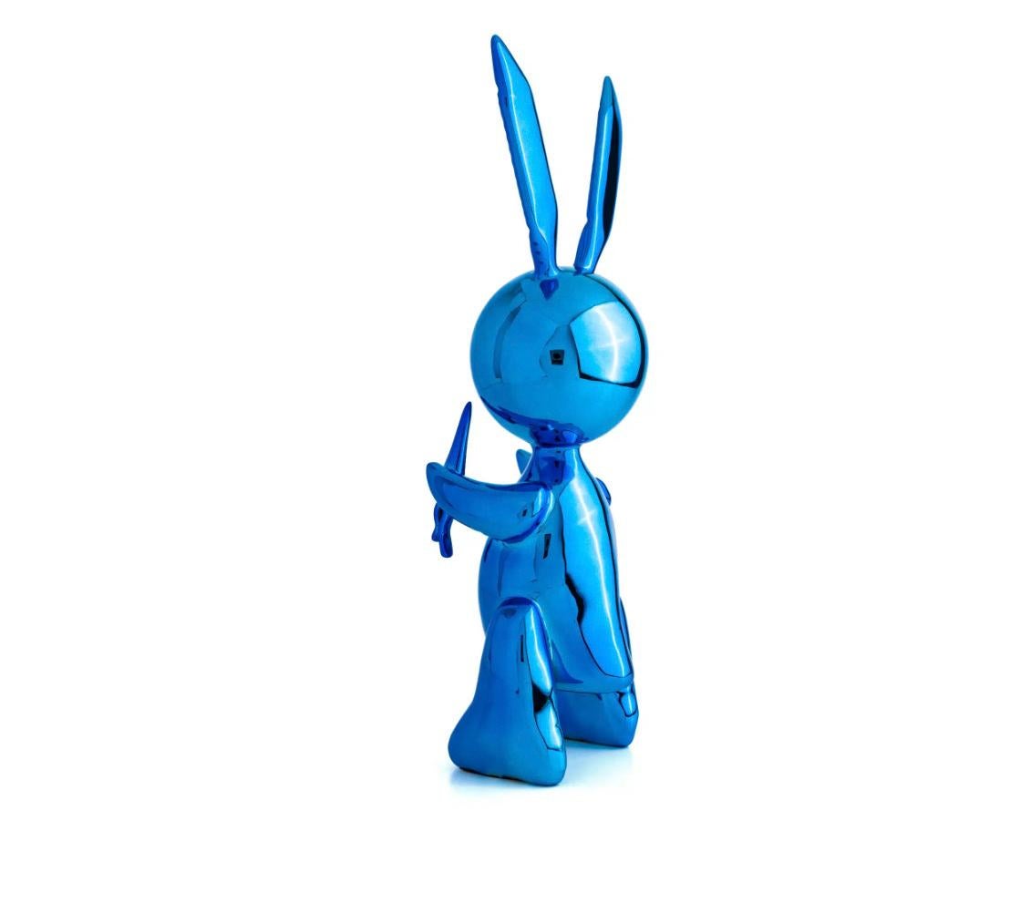 Lapin ballon XL - Bleu en vente 1