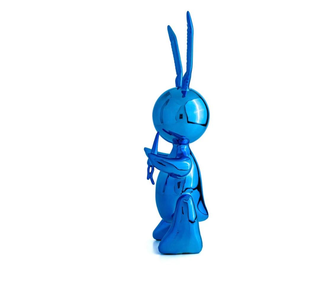 Lapin ballon XL - Bleu en vente 2