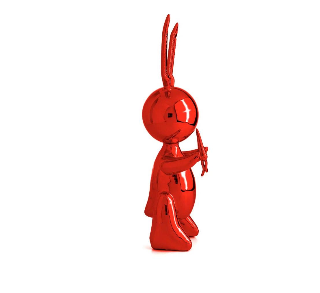 Ballon-Kaninchen XL - Rot (Pop-Art), Sculpture, von After Jeff Koons