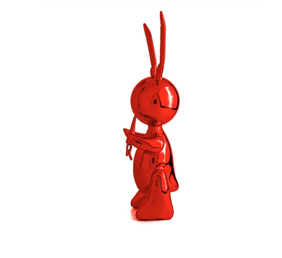 Ballon-Kaninchen XL - Rot im Angebot 2