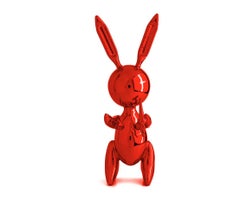 Lapin ballon XL - Rouge