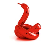Balloon Swan ( After )  - Red
