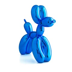 Blue Balloon Dog Sculpture ( After Jeff Koons ) - Limited Edition Pop Art