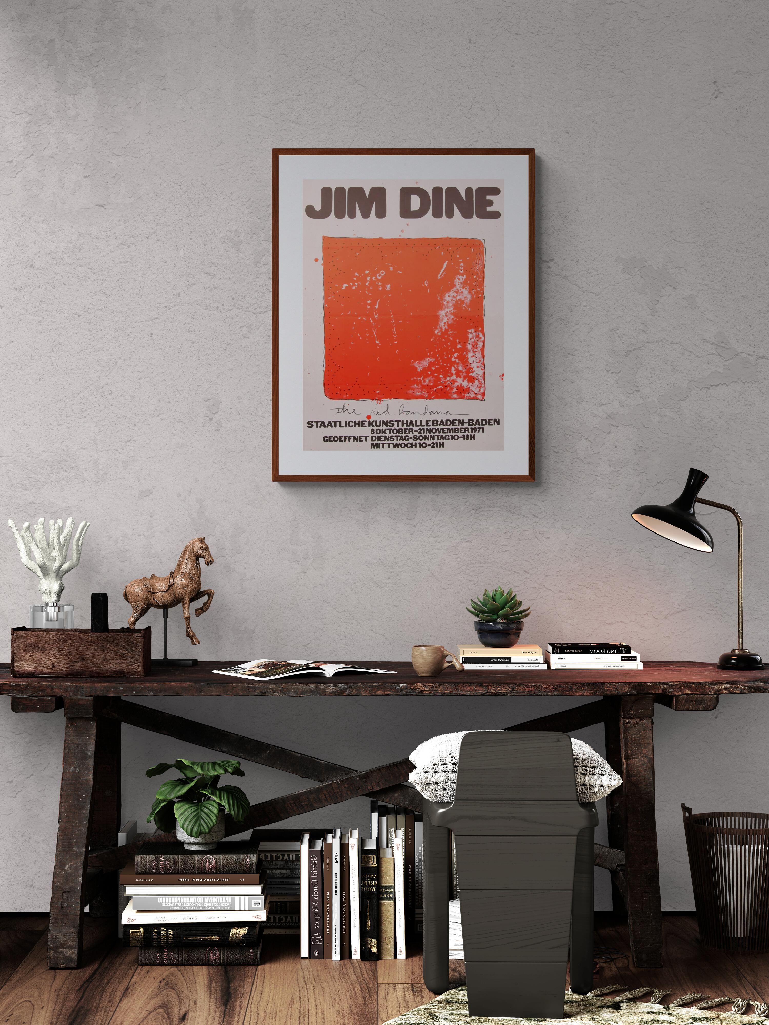 The Red Bandana - Modern Print by (after) Jim Dine