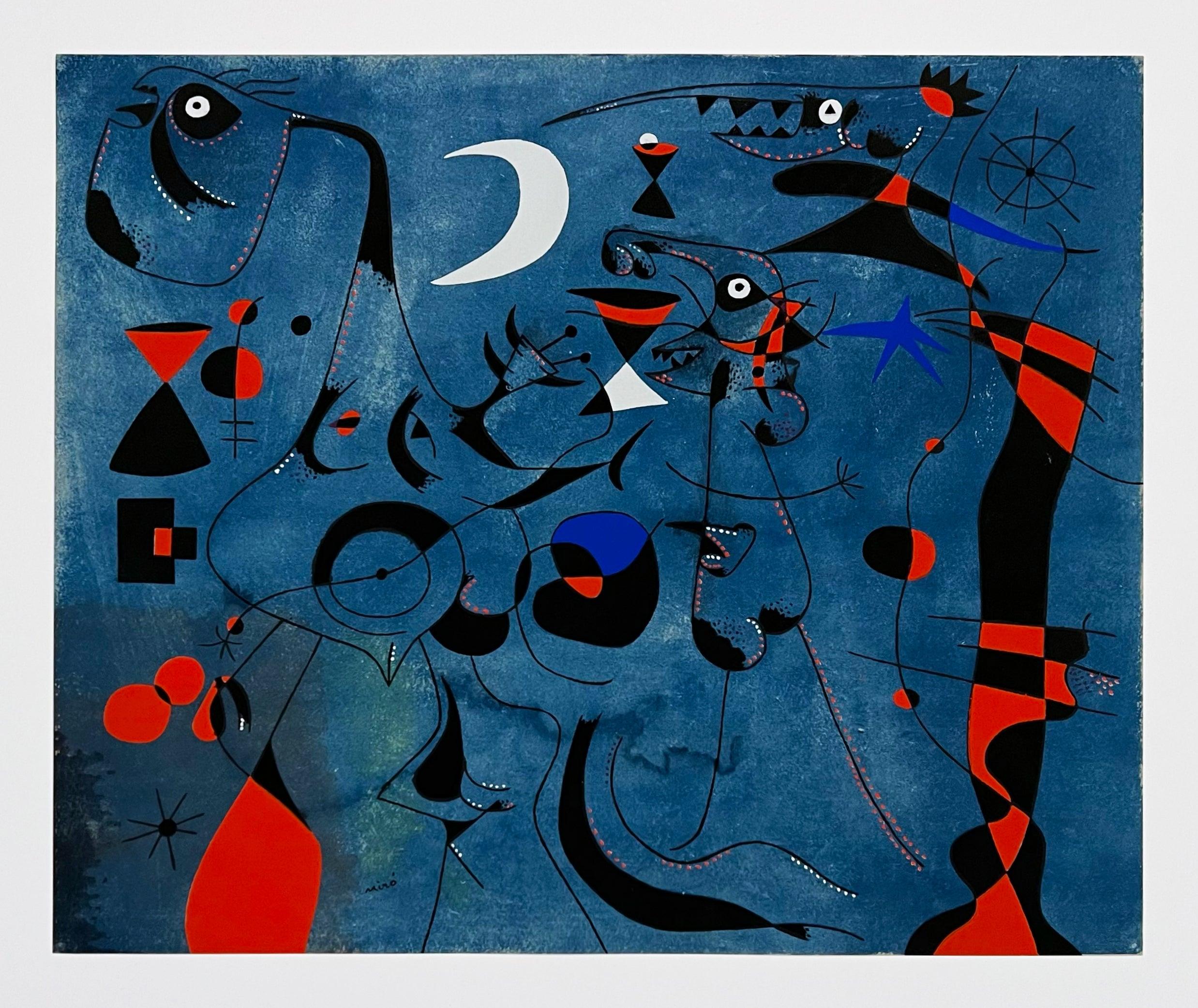 Joan Miro (after) Plate III from 1959 Constellations - Print by (after) Joan Miró