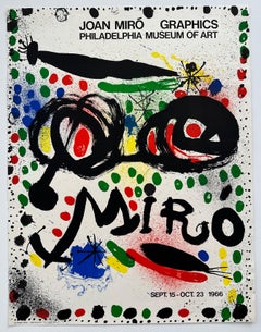 Retro 1966 Exhibition Poster Philadelphia
