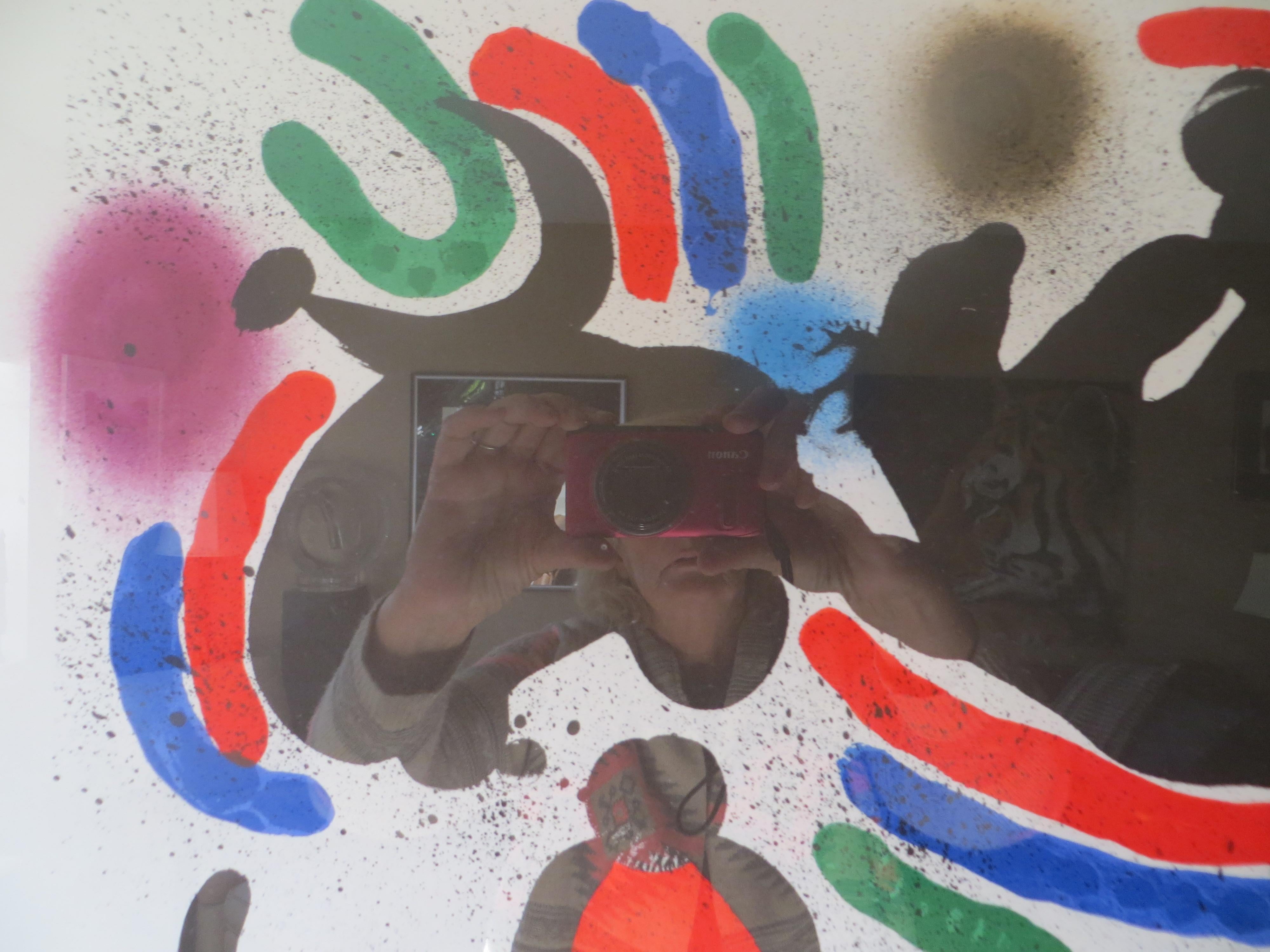 Dessiné par Joan Miro (espagnol, 1893 - 1983)
Sans titre, non signé et non numéroté.
Publié en 1978 par la Gallery Maegh pour Derriere Le Miroir.
Lithographie offset
Joan Miro est un peintre, sculpteur et céramiste catalan né à Barcelone. Un musée
