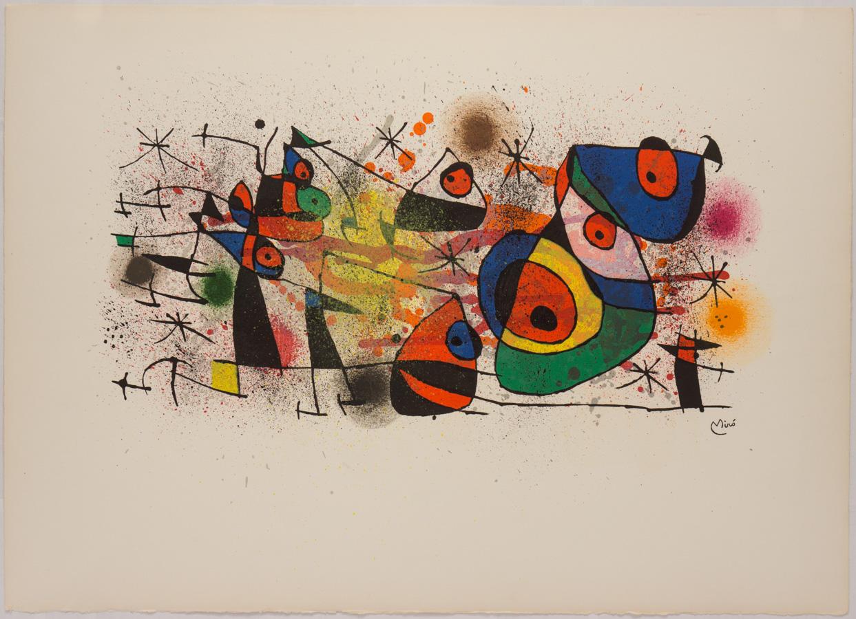 (after) Joan Miró Abstract Print - Ceramiques (M.928)