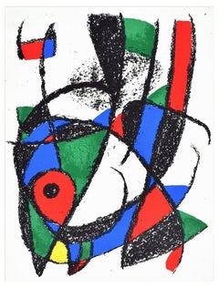 Composition I and Composition IX by Joan Mirò - 1974