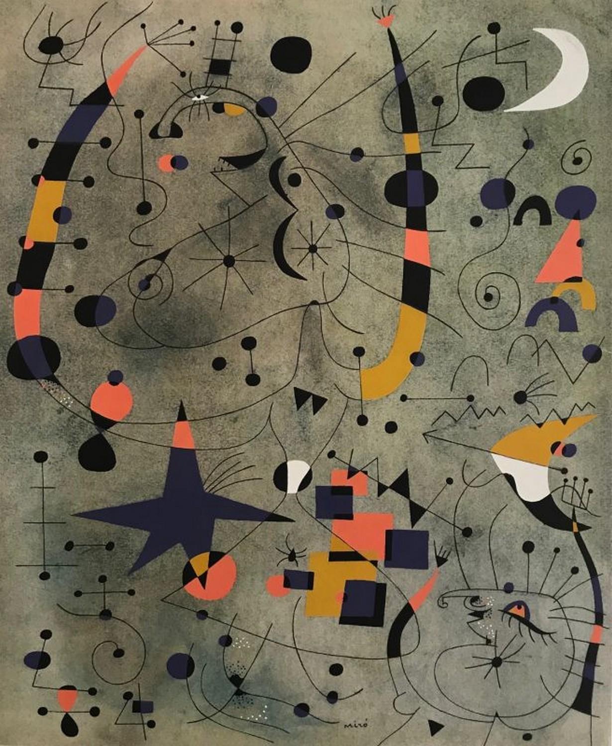 (after) Joan Miró Abstract Print - Constellations 