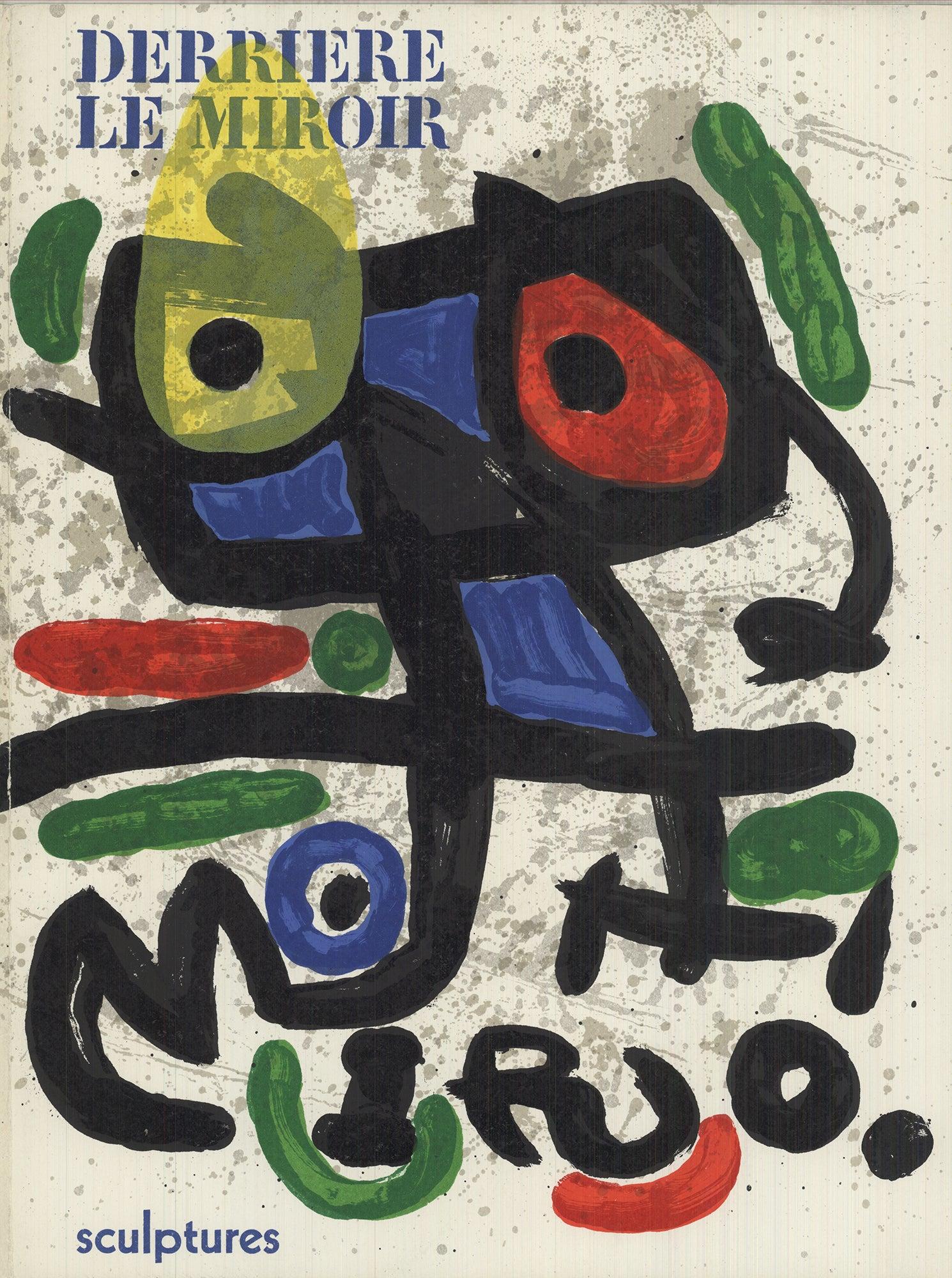 Derriere le Miroir, no. 186, COVER ONLY - Beige Abstract Print by (after) Joan Miró