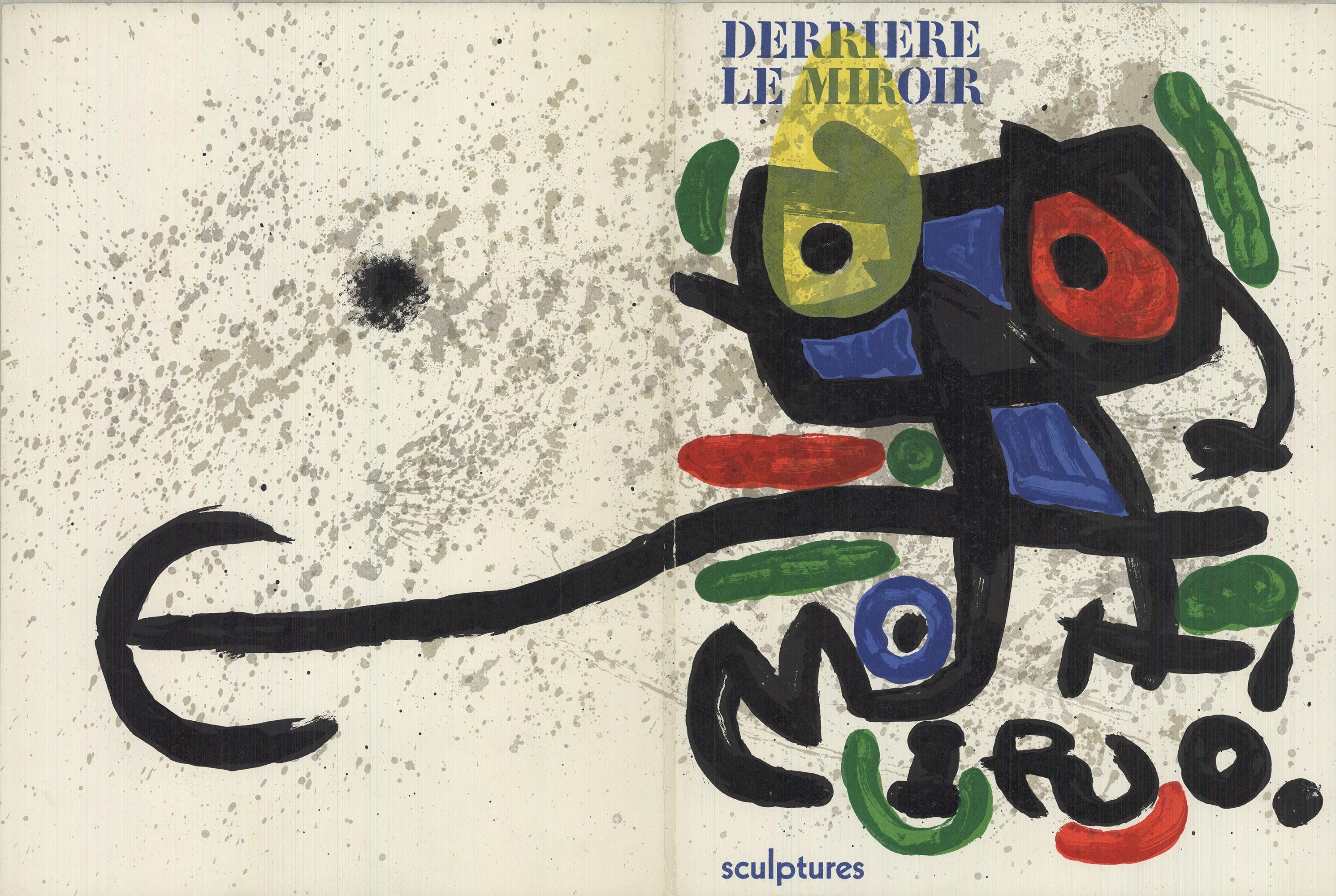 (after) Joan Miró Abstract Print - Derriere le Miroir, no. 186, COVER ONLY
