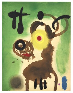 „Femme et oiseau“-Pochoir