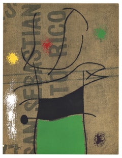 „Femme et oiseau“-Pochoir