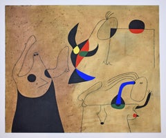 Femmes sur la plage (Women on the Beach), Plate IV, from Constellations