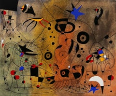 Joan Miro (after) Plate V from 1959 Constellations
