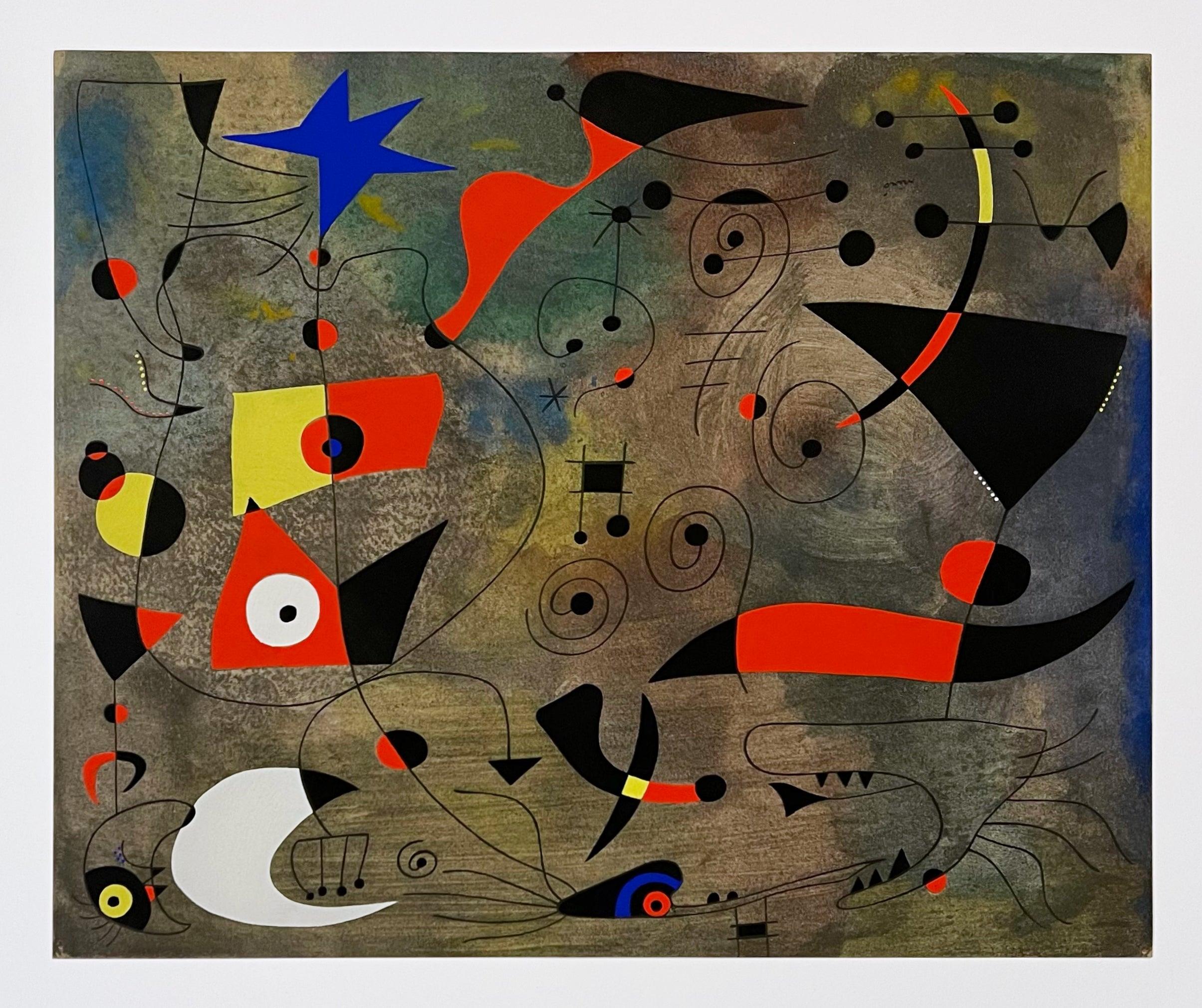 Joan Miro (after) Plate VIII from 1959 Constellations - Print by (after) Joan Miró