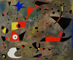 Joan Miro (after) Plate VIII from 1959 Constellations