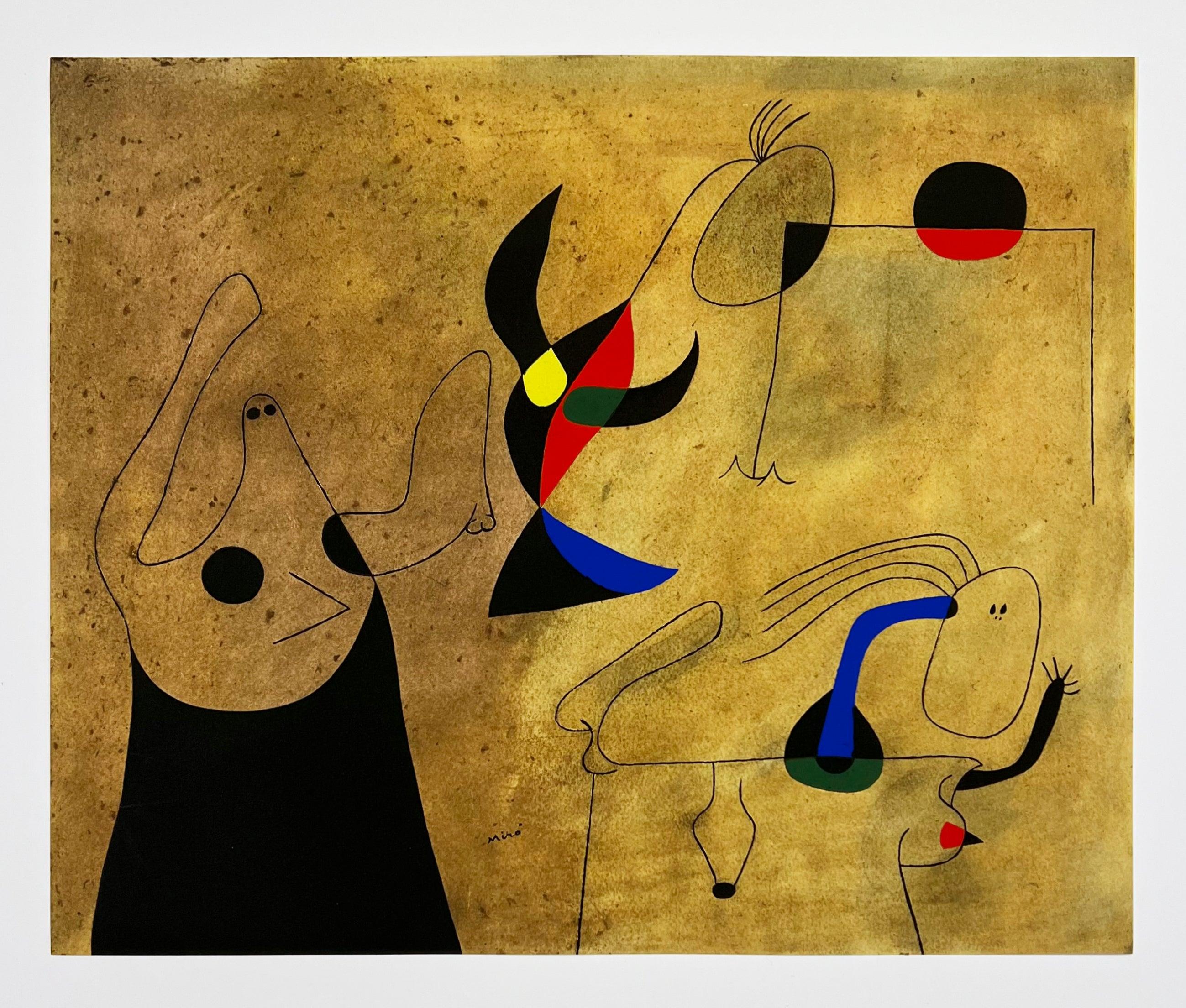 Joan Miro (after) Plate IV from 1959 Constellations - Print by (after) Joan Miró