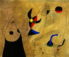 Joan Miro (später) Teller IV von 1959 Constellations