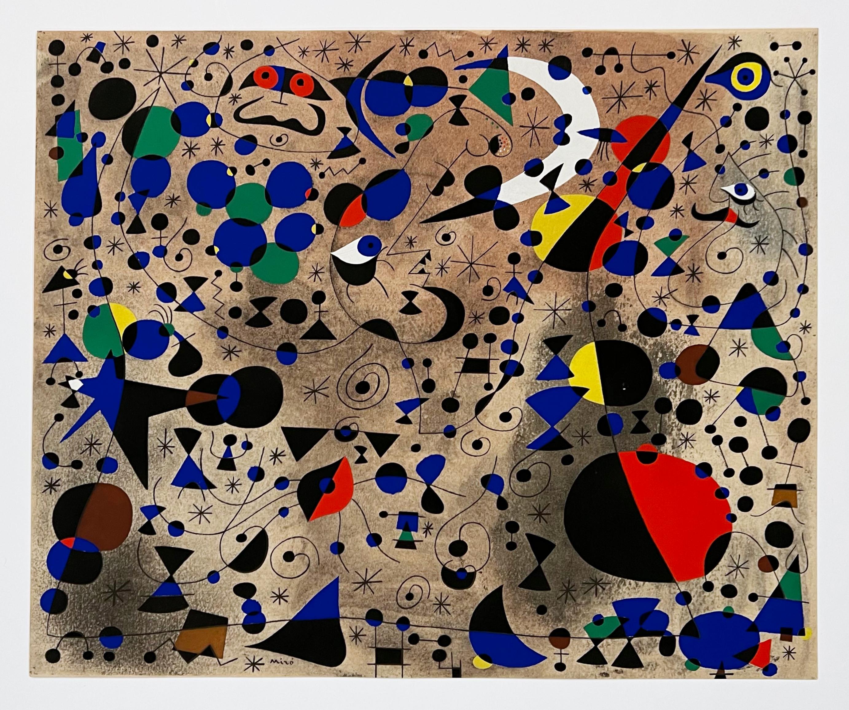 Joan Miro (dopo) Piatto XIII da 1959 Costellazioni - Print di (after) Joan Miró