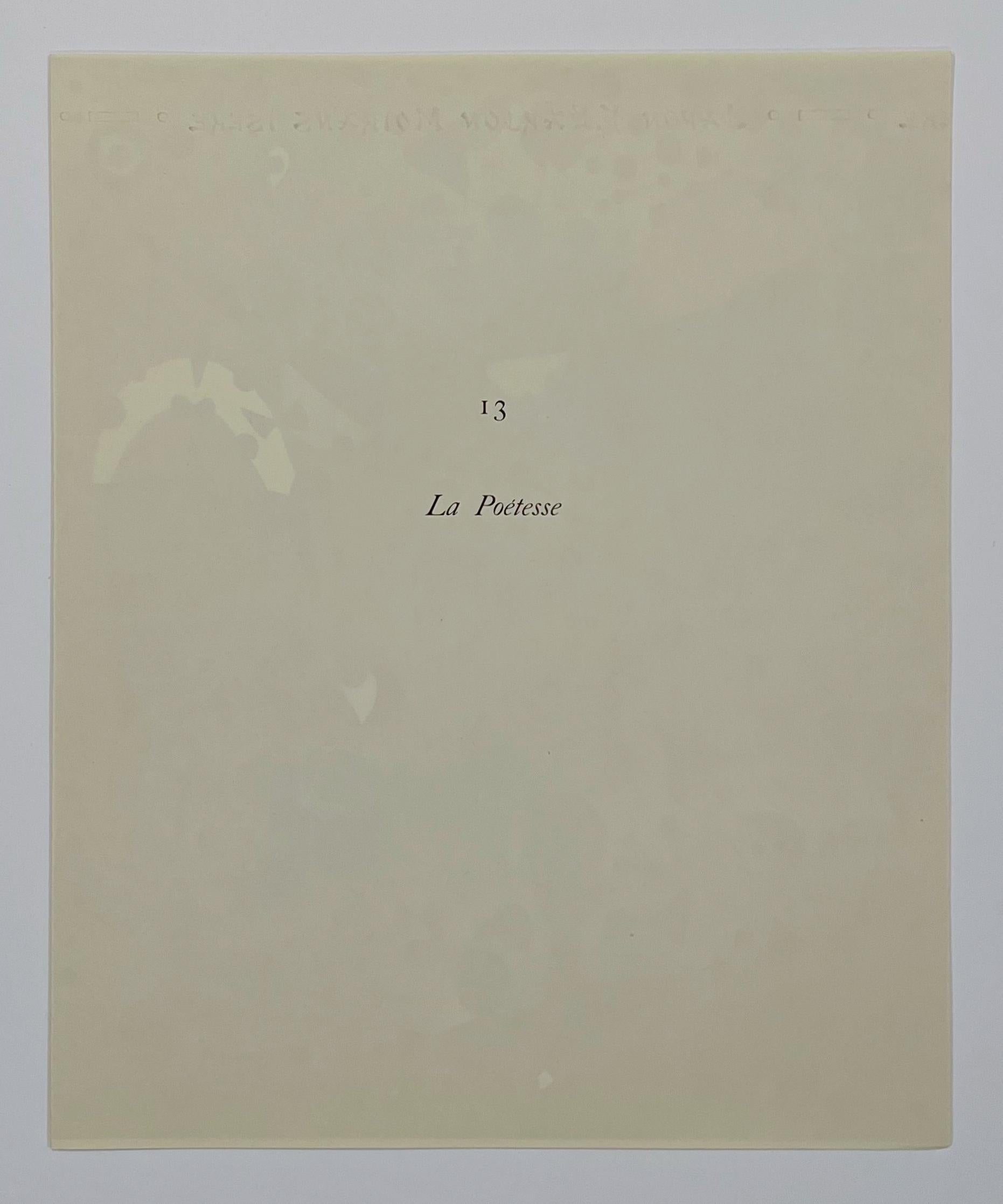 Joan Miro (dopo) Piatto XIII da 1959 Costellazioni - Print Astratto di (after) Joan Miró