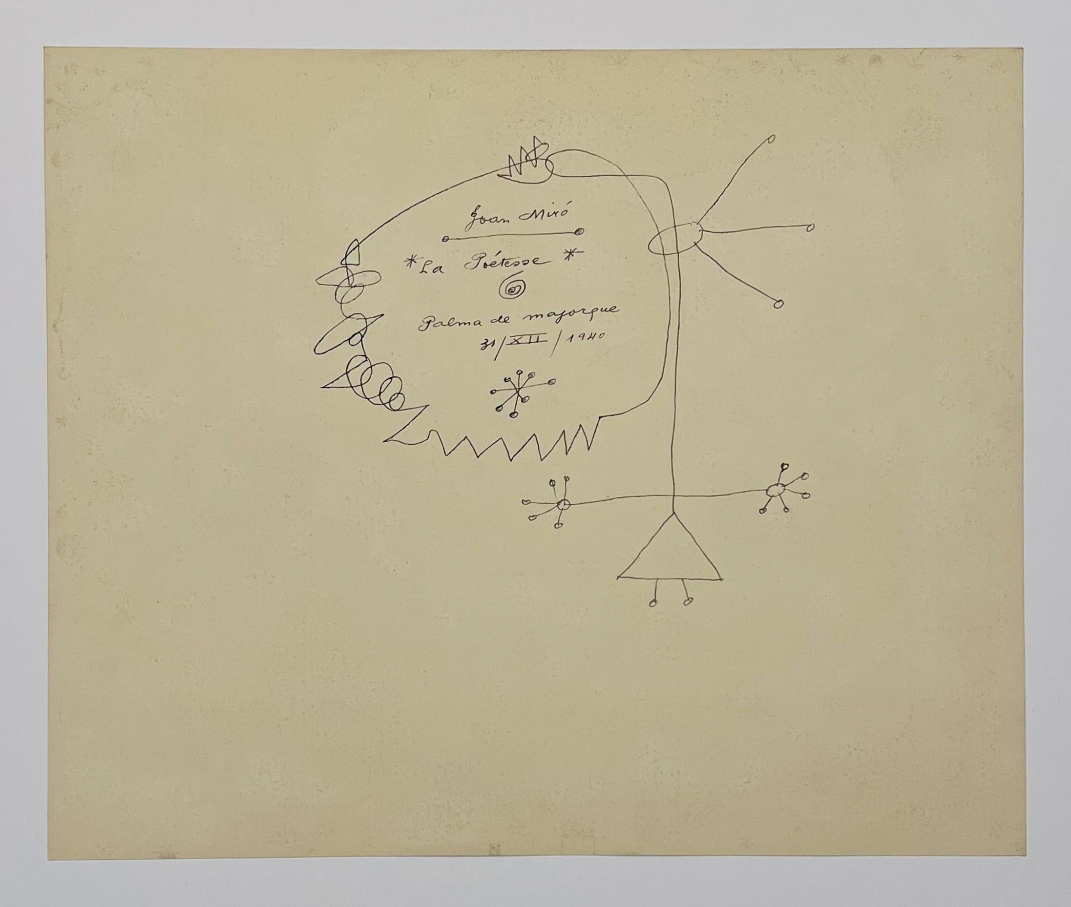 Artista: Joan Miro (dopo)
Titolo: La Poetesse (La poetessa), Piatto XIII
Portfolio: 1959 Costellazioni
Medio: Pochoir originale
Data: 1959
Edizione: 350
Dimensioni del foglio: 14