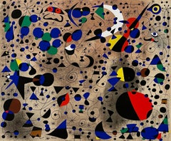 Joan Miro (after) Plate XIII from 1959 Constellations