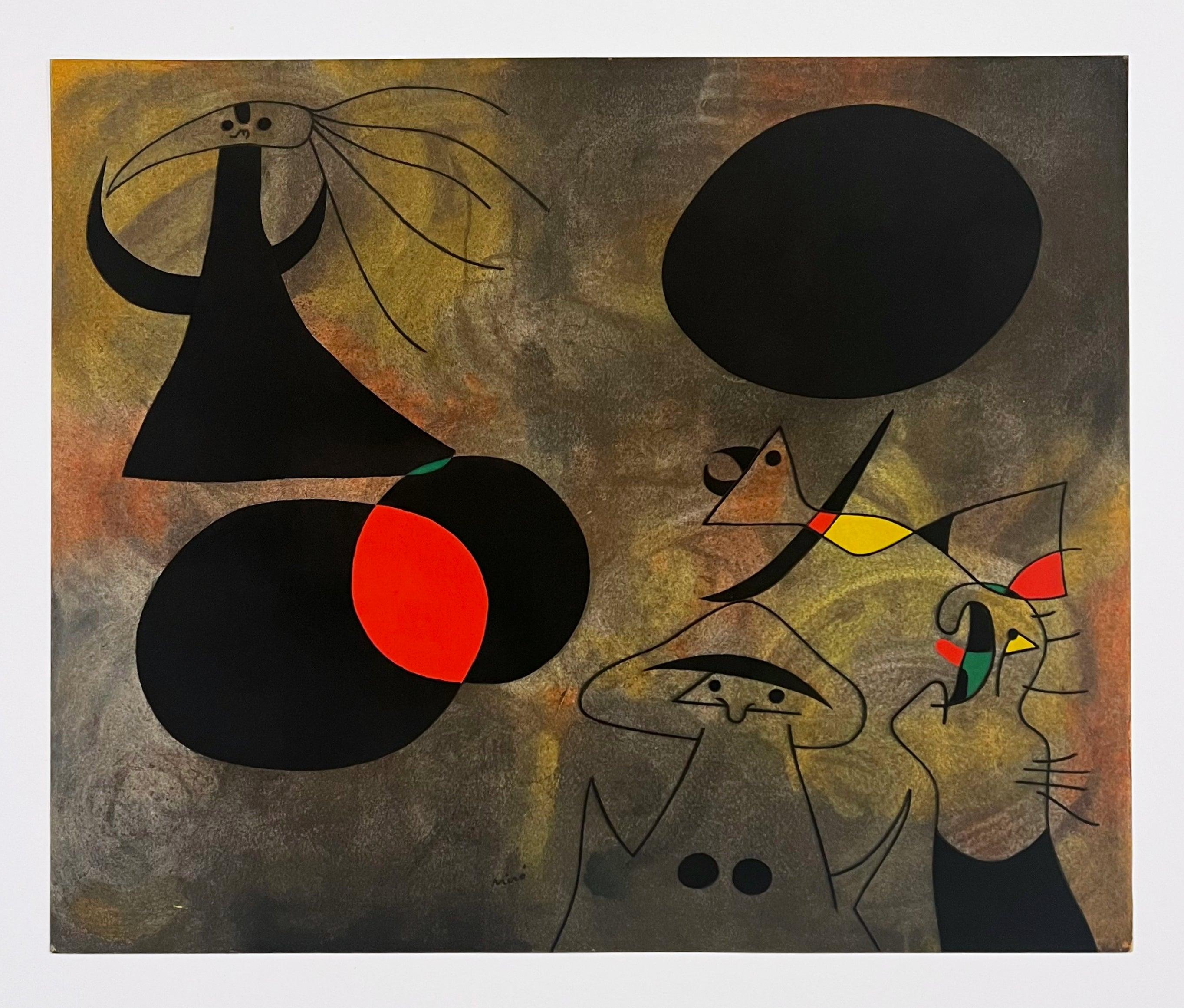 Joan Miro (after) Plate I from 1959 Constellations - Print by (after) Joan Miró