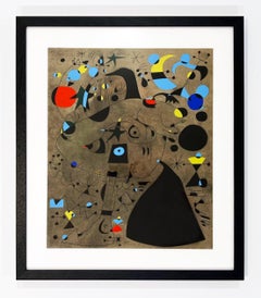 Joan Miro (after) Plate IX from 1959 Constellations