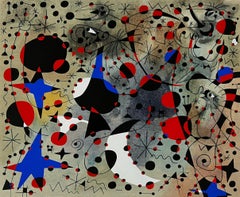 Vintage Joan Miro (after) Plate XI from 1959 Constellations