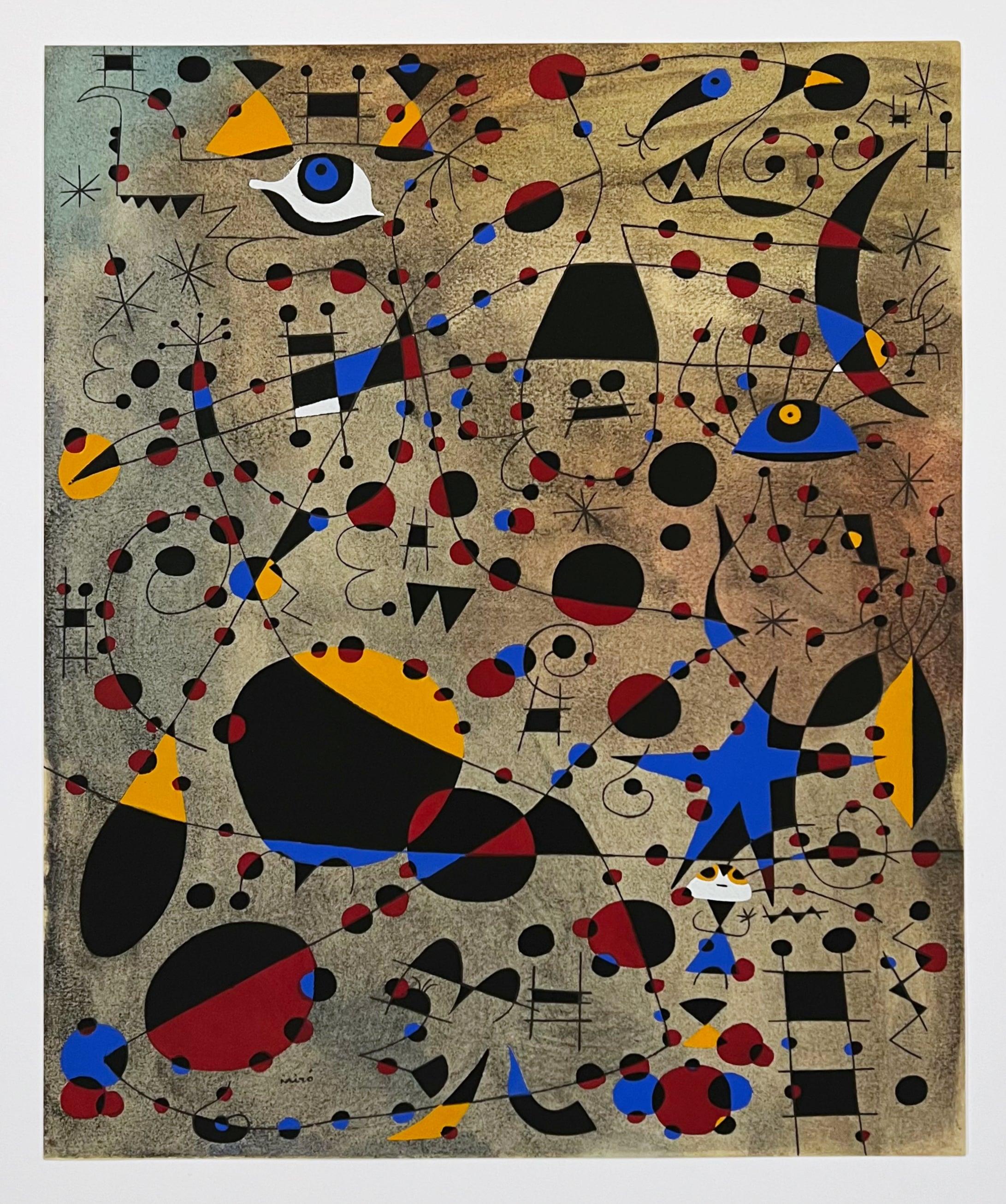 Joan Miro (d'après) Planche XII de 1959 Constellations - Print de (after) Joan Miró