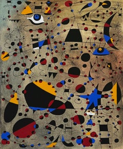 Joan Miro (nach) Teller XII aus dem Jahr 1959 Constellations