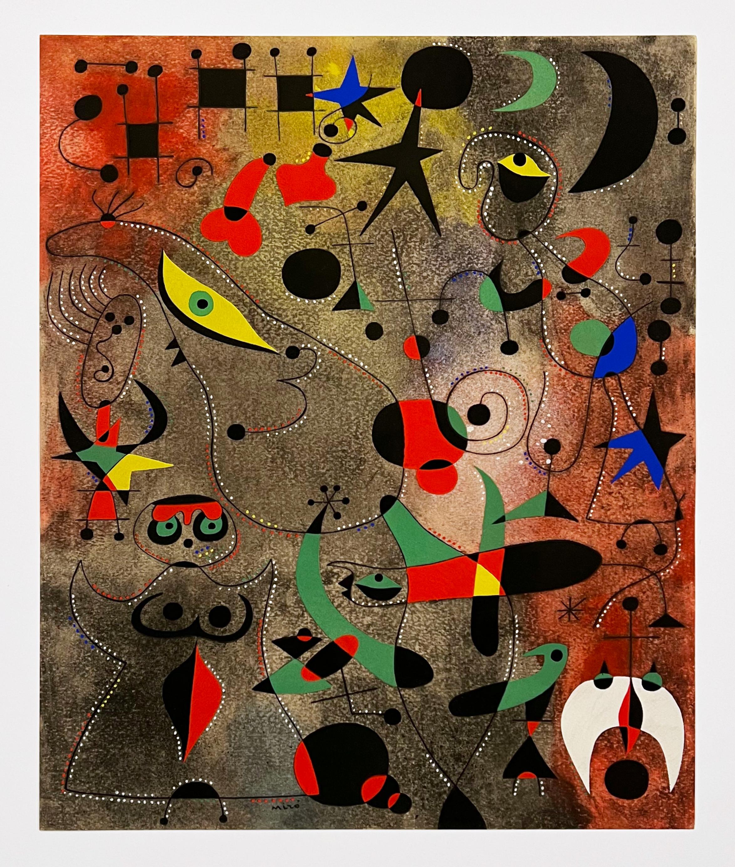 Joan Miro (d'après) Planche XIV de 1959 Constellations - Print de (after) Joan Miró